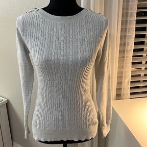 Nautica Cable Knit Sweater, Size Small